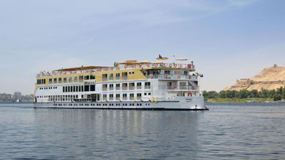 The AmaLilia, one of two ships AmaWaterways operates on the Nile River in Egypt.