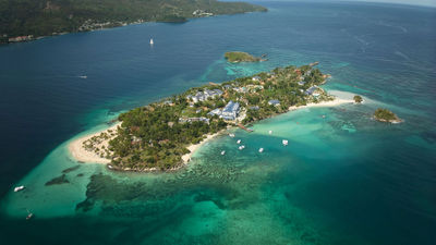 The Cayo Levantado Resort is located in Samana province, on the northern coast of the Dominican Republic.