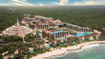 The adults-only Hotel Xcaret Arte.