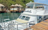 Guests at the Sandals Saint Vincent and the Grenadines can opt to arrive or depart via the Jilly Bean, a vessel named in honor of Jill Stewart, the late wife of Sandals chairman Adam Stewart.