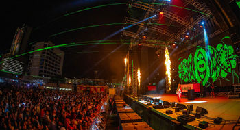 The Rumbazo Latin music festival, seen here in 2023, will again be at the Downtown Las Vegas Events Center.