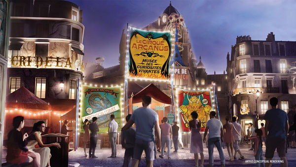 Le Cirque Arcanus will be the first full-scale theater show in a Wizarding World park.