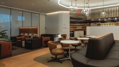 Lufthansa said approximately one-third of lounge space is dedicated to business needs, the rest to comfort.