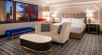 Paris Las Vegas is marking its 25th anniversary this year with redesigned guestrooms in the Versailles Tower and a variety of specials.