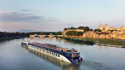 AmaKristina sailing France's Rhone River on a Colors of Provence itinerary.