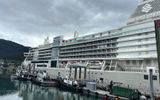 The Silver Nova, docked in Alaska.