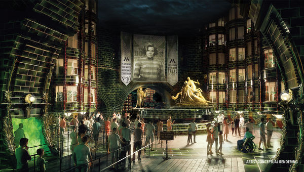 What the queue for Harry Potter and the Battle at the Ministry will look like.