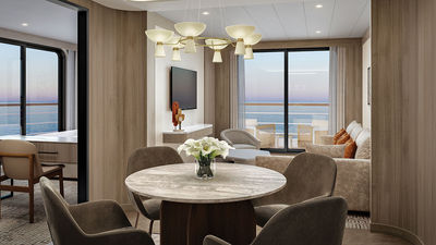 The Star Seeker will have two Horizon Owners Suites at the aft of the ship on deck 7, each with a wraparound balcony.